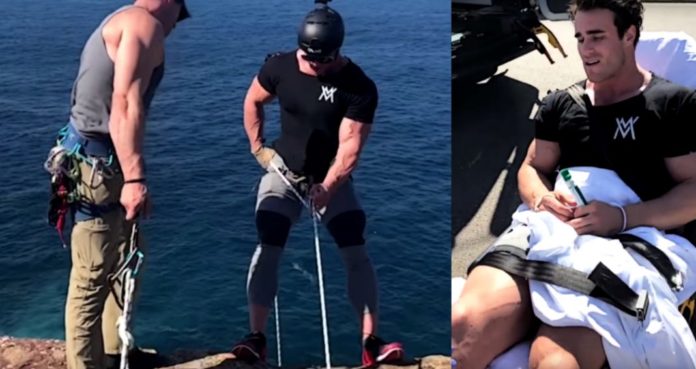 Vom Verletzungspech verfolgt: Calum Von Moger stürzt von Klippe Vom Verletzungspech verfolgt: Calum Von Moger stürzt von Klippe