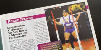 100 Wiederholungen Kniebeugen mit 100 Kilogramm