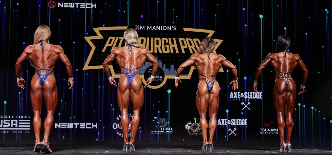 Final Callout Figure Pittsburgh Pro 2026 mit Vanessa Happle (links) und Jeanne Kassel Rückenansicht