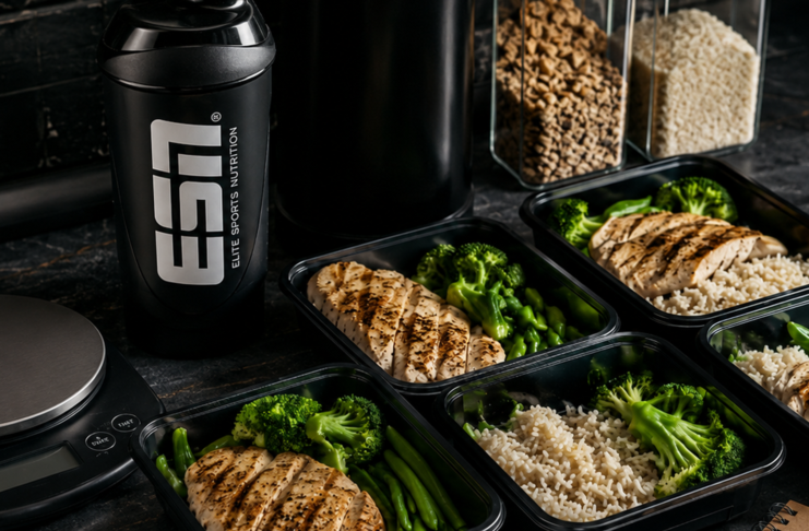 Wie du in der Bodybuilding-Diät Fett verlierst, Muskeln schützt und mit Kaloriendefizit, Makros, Training und Refeeds erfolgreich cuttest.